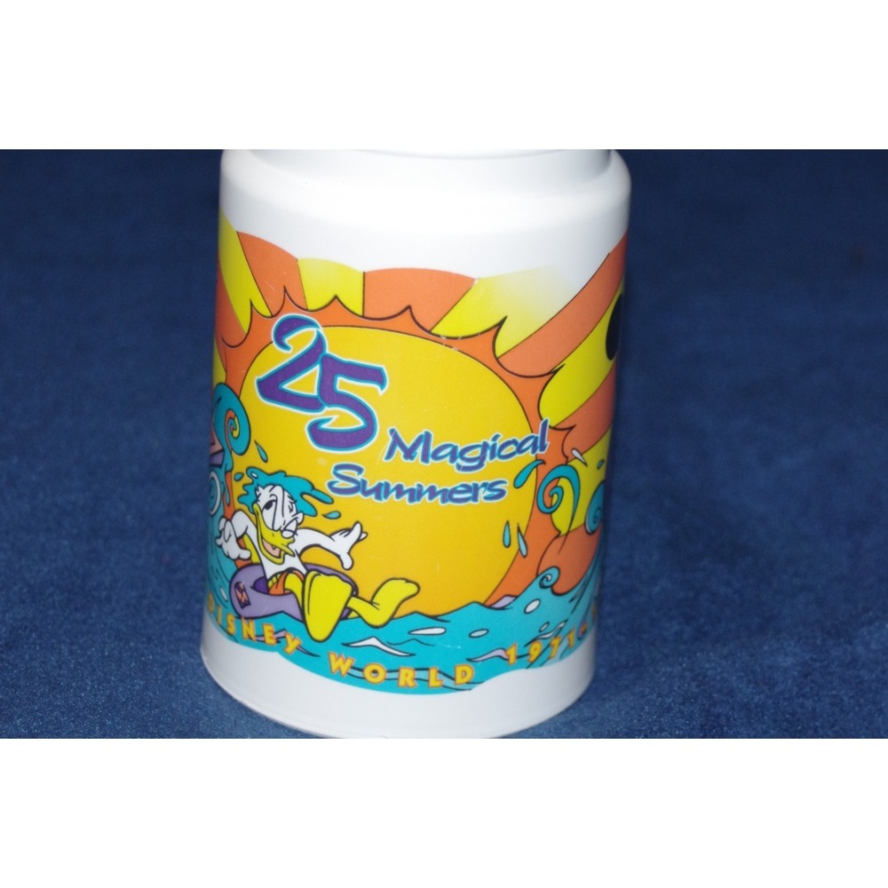 Vintage Walt Disney World 25 Magical Summers- Mickey, Donald, Goofy Cup - Picture 12 of 16